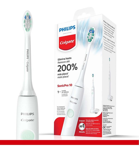 Cepillo De Dientes Eléctrico Philips Colgate Sonicpro 10