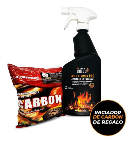 Desengras De Asadores Con Iniciador De Fuego De