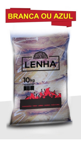 Saco P/ Lenha 10 Kg 12m C/código De Barra C/500 Un