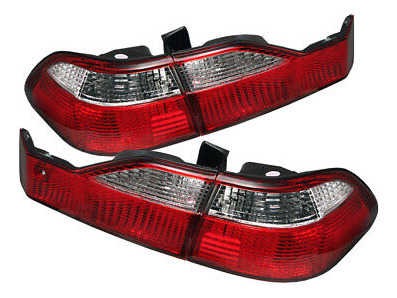 Fit Honda 98-00 Accord 4dr Red Clear Euro Style Rear Tai Jjd