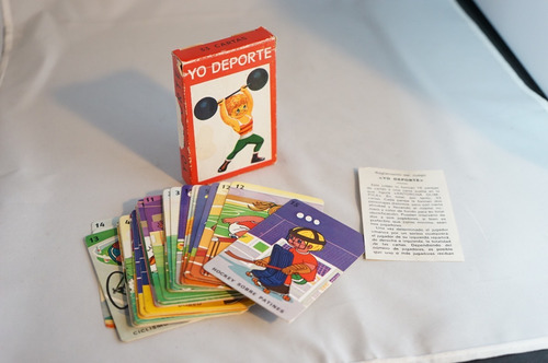 Juego De Cartas Antiguo  Yo Deporte 