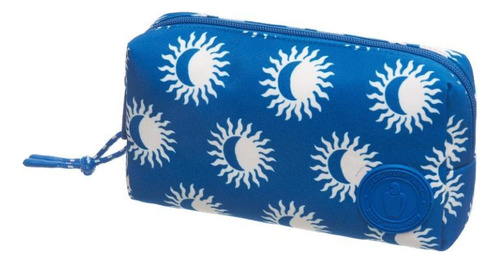 Nécessaire Maxi Farm Ora Bolas Maré De Sol Azul 13x26x2cm