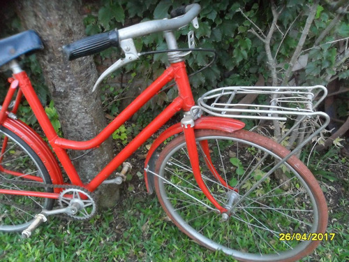 Antigua Bicicleta Niño Niña Paseo Rodado 20 Porta Equipaje