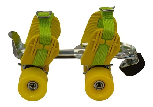 Patines Extensibles Metalicos Leccese Classic Amarillo