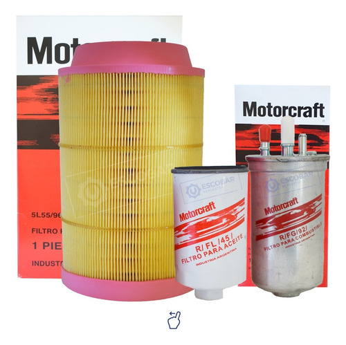 Kit 3 Filtros Ford Ranger 3.0 Diesel 06/12 Original