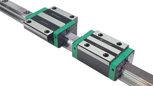 2 Pack Riel Guía Lineal Cuadrada Hgh30ca / Hgr30 De 700mm