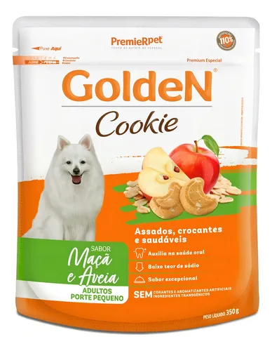 comprar Biscoitos Golden Cookie Cães Adultos Maçã E Aveia