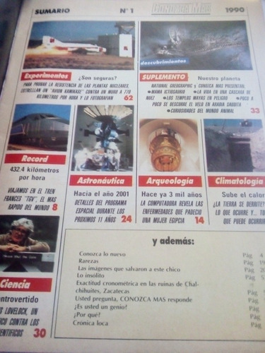Revista Conozca Más Año 1 Número 1 Primer Número