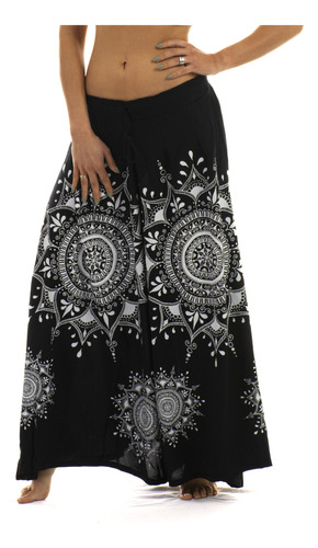 Pantalon Hindu Maxi Palazzo De India Mandala Moda