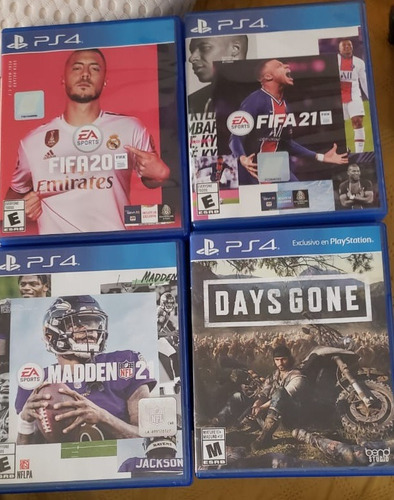Ps4 Slim 1 Tb + 2 Controles + 5 Juegos Grand Theft Auto V Negro (Usado)