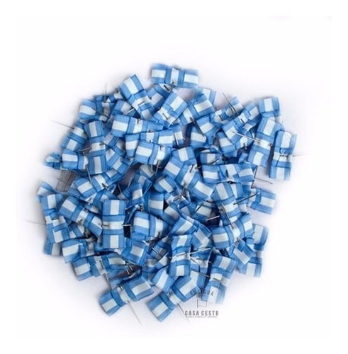 Imagen 6 de 8 de **** Escarapelas De Tela Con Alfiler ** Bolsas De 100u. ****