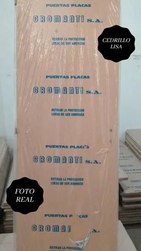 Puerta Plac Clasica De Cedrillo 70/15 Marco Chapa 18
