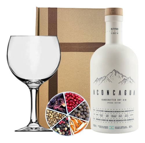 Pack Gin Aconcagua + Copon + Botanicos + Caja Gin Tonic Box