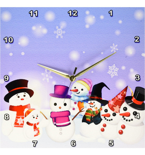 3drose Dpp__2 Reloj De Pared Con Dibujos Animados De Fiesta