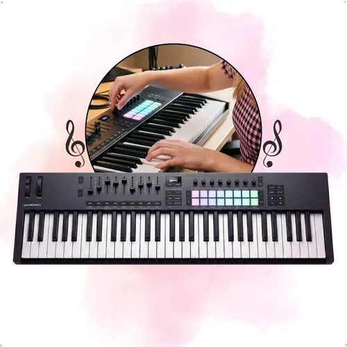 Teclado Controlador Novation Mk4 - Lunchkey 61 Teclas