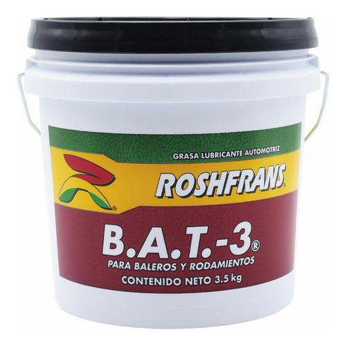 Grasa Lubricante Antifricción Bat3 3.5 Kilogramos Roshfrans