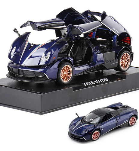 E Pagani Huayra Miniatura Metal Coche Con Base Expositora E