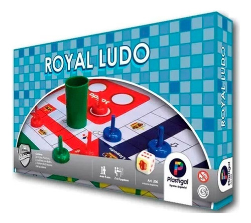 Juego De Mesa Royal Ludo Plastigal - Dgl Local Devoto