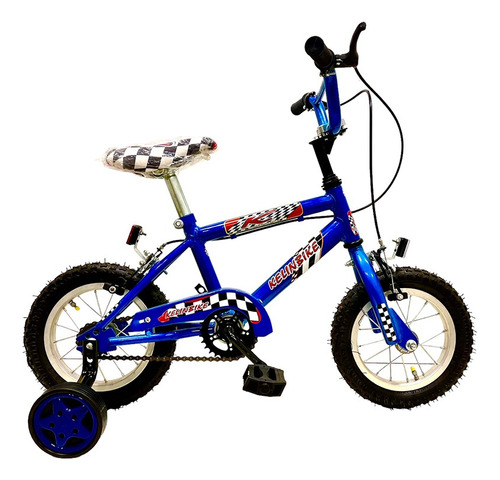 Bicicleta R12 Infantil Cross Nene Celeste