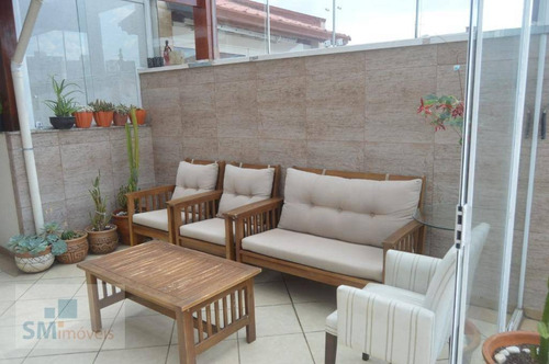 Cobertura Com 2 Dormitórios À Venda, 140 M² Por R$ 562.000,00 - Vila Pires - Santo André/sp - Co0162