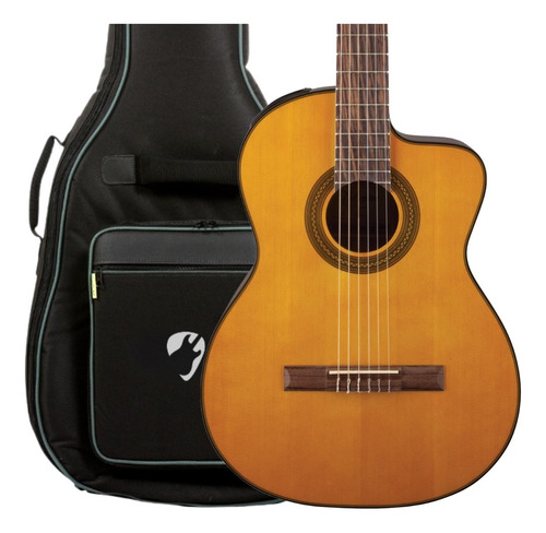 Violão Takamine Gc1ce Natural Classico + Bag Premium