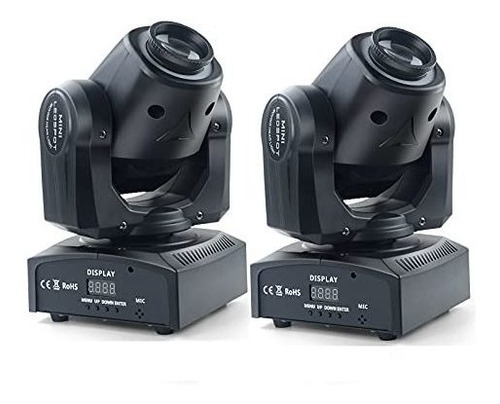 Luces Para El Escenario - Moving Head Lights 2 Pack 8 Gobos 