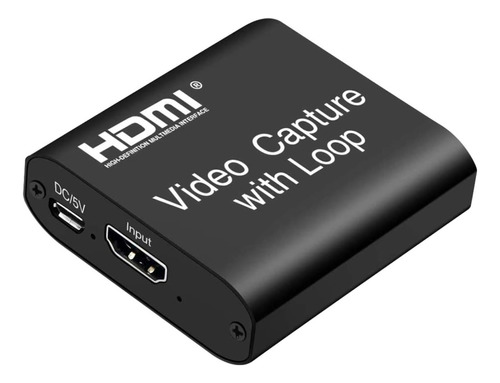 Capturadora Video Streaming Usb Loop Hd Hdmi Xbox Ps5 Switch