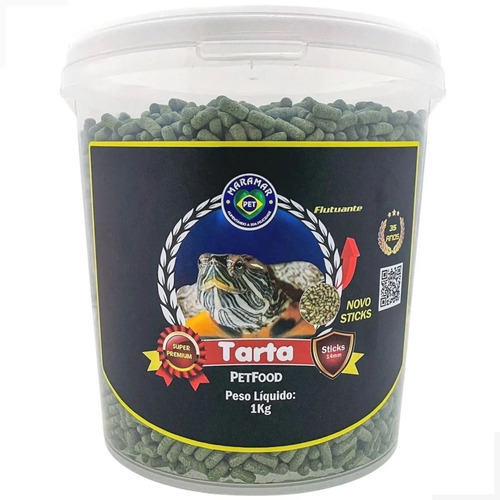 Imagem 1 de 3 de Ração Maramar Tartapet 1kg Nova Formula - Para Tartarugas