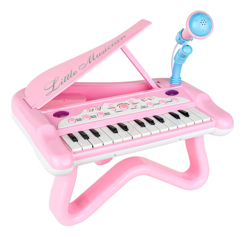 Toyvelt Piano De Juguete Para Ninas Pequenas Lindo Piano P