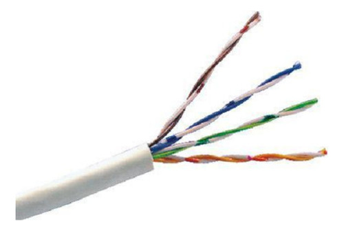 20 Metro Cable Utp Cat5e 100% Cobre Bobina Red Video Cctv