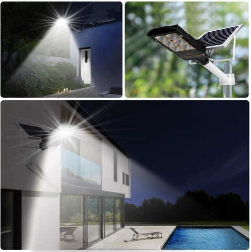 Lámpara Luminaria Led Solar Alumbrado Publico 200w