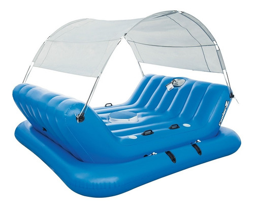 Isla Colchoneta Inflable Agua Pileta Bestway Rock Shad Cuota