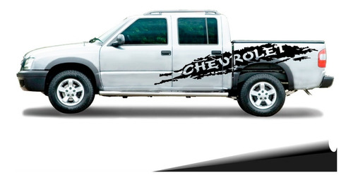 Calco Chevrolet S10 2002 - Paint Mark Juego Ambos Lados