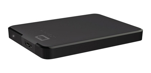 Disco duro externo Western Digital WD Elements Portable WDBUZG0010BBK 1TB negro