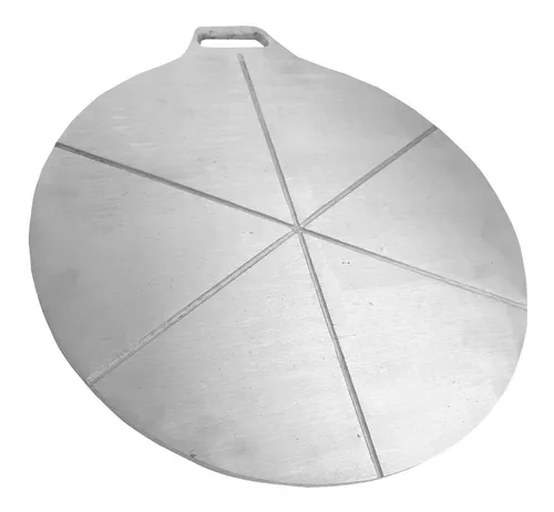 Pizzero Molde Pizza En Aluminio De 36 Cm Diametro Con Lineas