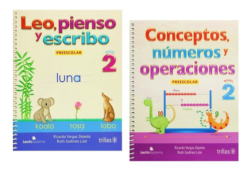Leo Pienso Escribo Y Conceptos Números Preescolar 2 Trillas