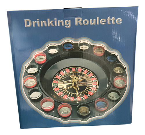 Ruleta De Shots Casino Con 2 Bolas Y 16 Vasos