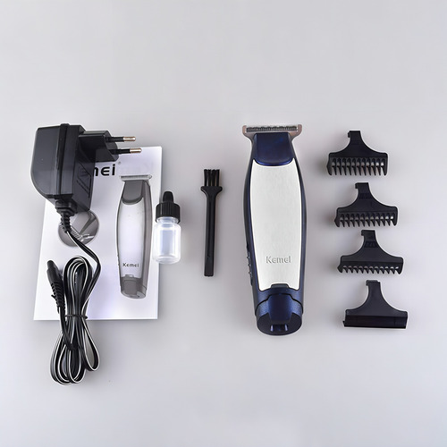 Máquina De Acabamento E Corta Cabelo Sem Fio Kemei Km-5021