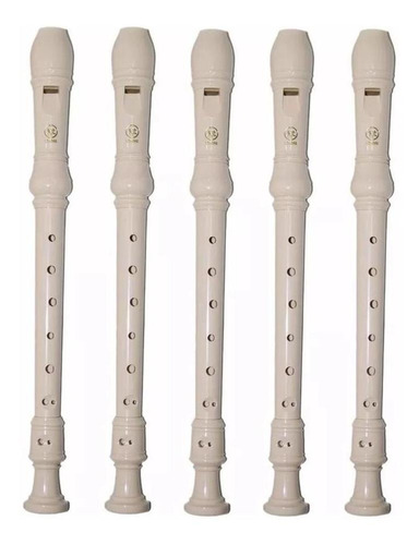 Kit 5 Flautas Soprano Barroca Yamaha Yrs24b