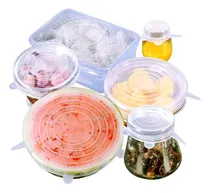 Comprar Pack De 6 Tapas De Silicona Reutilizables Alimentos Frescos