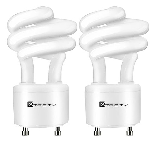 Bombilla Compact Fluorescent Gu24, T2 Spiral Cfl, 13 W (60 W