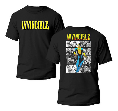 Playera Super Héroe Invencible - Estilo Cómic Moderno 03