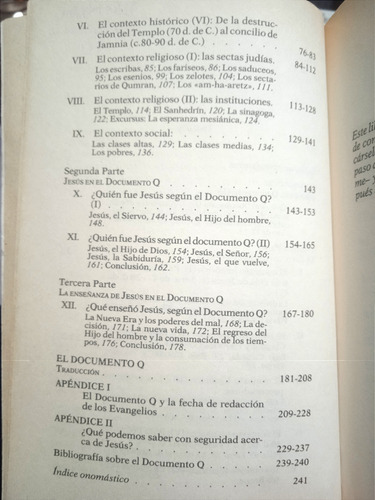 El Documento Q El Evangelio Más Desconocido / César Vidal (Usado)