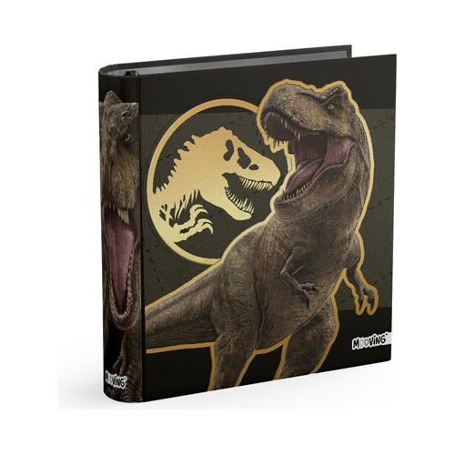 Carpeta Jurassic World Escolar 3 Aros 3 X 40 Mooving