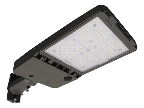 Lámpara Alumbrado Público Led Todo En 1, 3 Potencias Ajustables (100w/150w/200w) 3 Tonos De Luz (3000k/4000k/5000k) Ip66 Irc 80 Certificación Ul Y Nom, Fundición De Aluminio, Illux Vl-86200.brmtt3cwcs