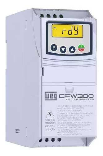 Inversor De Frequência 2cv 220v Trifásico Cfw300 Weg (i)