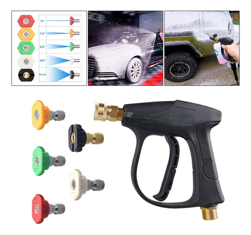 Pistola De Lavado De Autos De Alta Presión De 5000 Psi, Pist