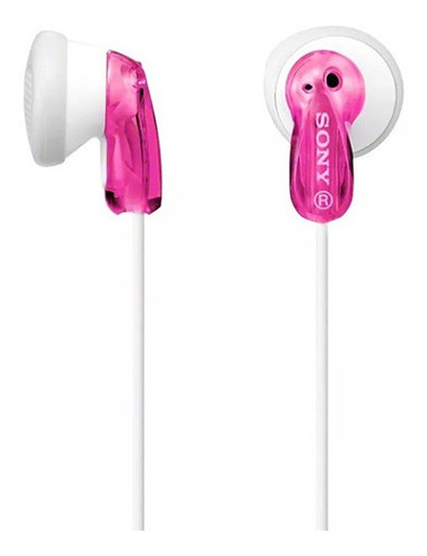 Audifonos Alambricos Sony Fashion Earbuds Mdr-e9lp Pink