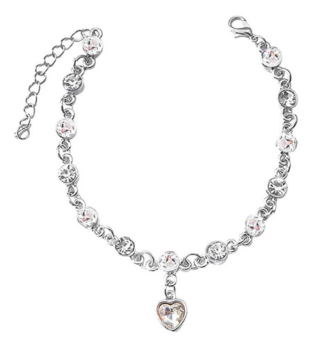 Brazalete De Cristal En Forma De D Para El Día De San Valent