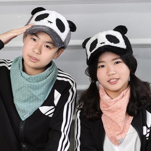 Imagen 7 de 7 de Gorra Panda Cosplay Korea Corea Snapback Otaku